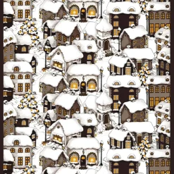 Gardintyger Mönstrade|Arvidssons Textil<Arvidssons textil Lyckeby brun tyg