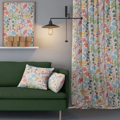 Gardiner Mönstrade<Arvidssons textil Lyckeflykt multi gardiner