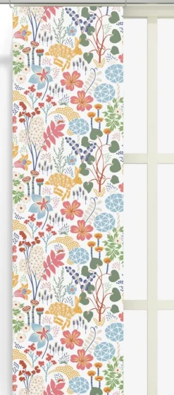 Panelgardiner<Arvidssons textil Lyckeflykt multi panelgardiner