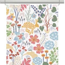 Panelgardiner<Arvidssons textil Lyckeflykt multi panelgardiner