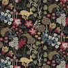 Gardintyger Mönstrade|Arvidssons Textil<Arvidssons textil Lyckeflykt röd-brun tyg