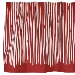 Gardinkappor Mönstrade|Rea Gardiner<Arvidssons textil Mareld röd gardinkappa metervara