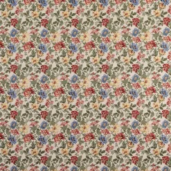Blommiga Möbeltyger|Mönstrade Möbeltyger< Marujita beige gobeläng