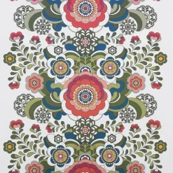 Bordsduk<Nordisk Textil Maxi kurbits rosa-grön bordsduk