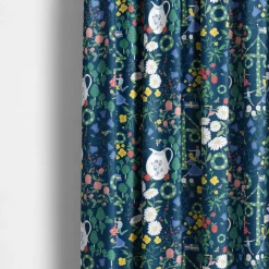 Gardintyger Mönstrade|Arvidssons Textil<Arvidssons textil Midsommardans blå tyg