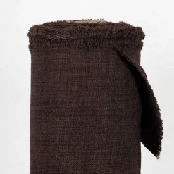 Gardintyger Enfärgade<Nordisk Textil Milo brun gardintyg - Stilrent med fin struktur