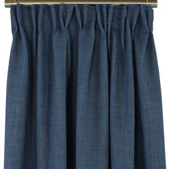 Gardiner Enfärgade< Milo denim gardiner – Tidlös design med fin struktur