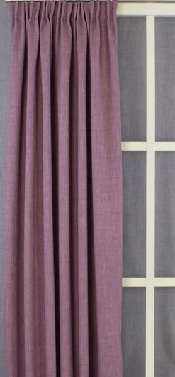 Gardiner Enfärgade<Nordisk Textil Milo grape gardiner – Tidlös design med fin struktur
