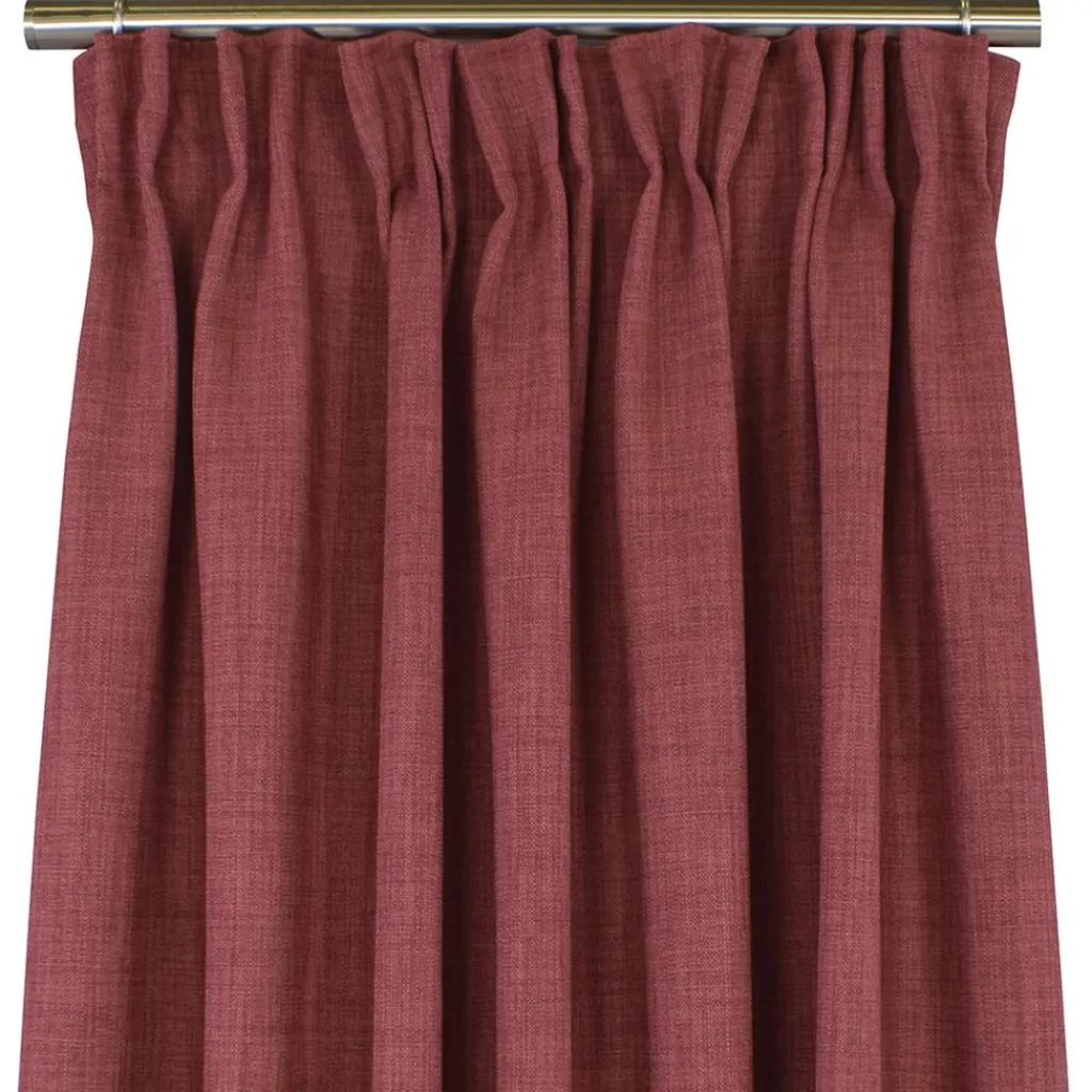 Gardiner Enfärgade<Nordisk Textil Milo marsala gardiner - Tidlös design med fin struktur
