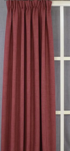 Gardiner Enfärgade<Nordisk Textil Milo marsala gardiner - Tidlös design med fin struktur