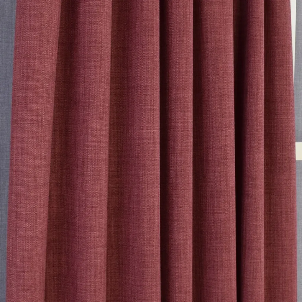 Gardiner Enfärgade<Nordisk Textil Milo marsala gardiner - Tidlös design med fin struktur