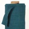 Gardintyger Enfärgade<Nordisk Textil Milo petrol gardintyg - Stilrent med fin struktur