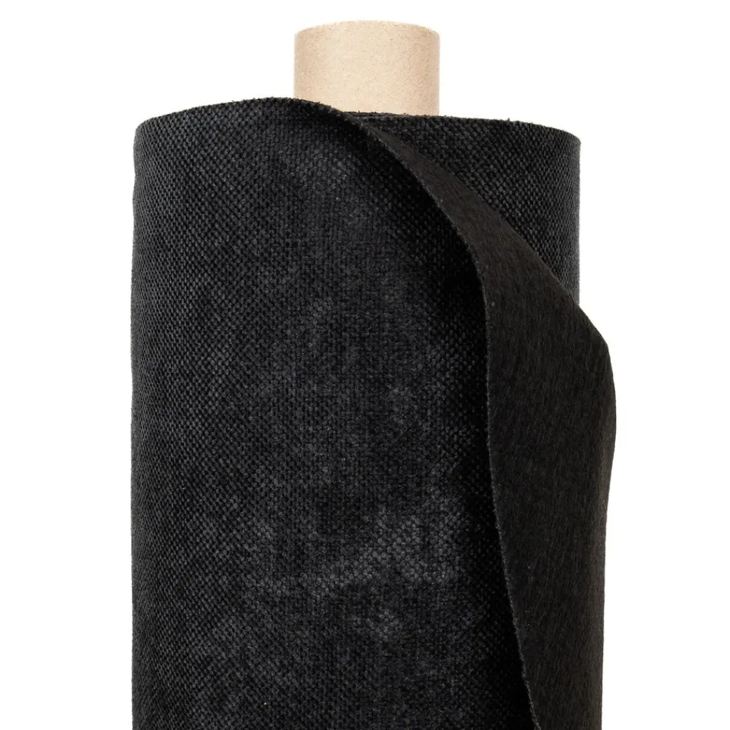 Enfärgade Möbeltyger<Nordisk Textil Mistral Black Möbeltyg – Slitstarkt med mjuk känsla