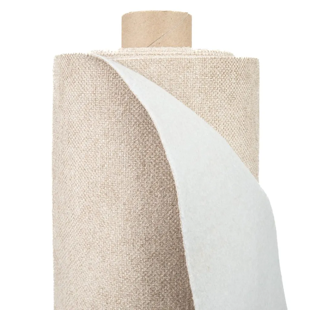 Enfärgade Möbeltyger<Nordisk Textil Mistral Cream Möbeltyg – Slitstarkt med mjuk känsla
