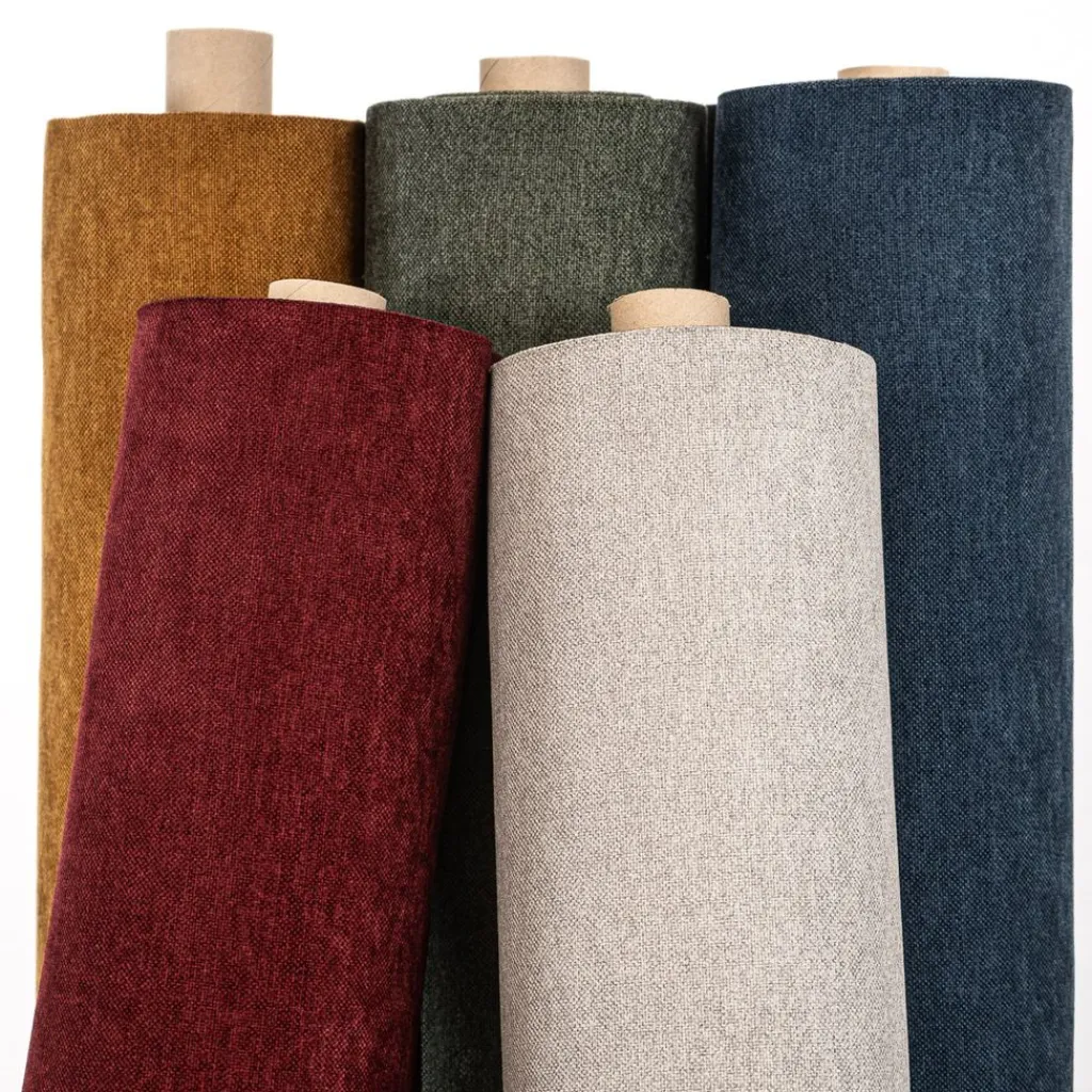 Enfärgade Möbeltyger<Nordisk Textil Mistral Winter Moss Möbeltyg – Slitstarkt med mjuk känsla