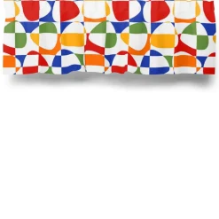 Gardinkappor Mönstrade|Rea Gardiner<Arvidssons textil Mosaik multi gardinkappa metervara