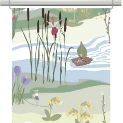 Panelgardiner<Arvidssons textil Naturens lycka pastell panelgardiner
