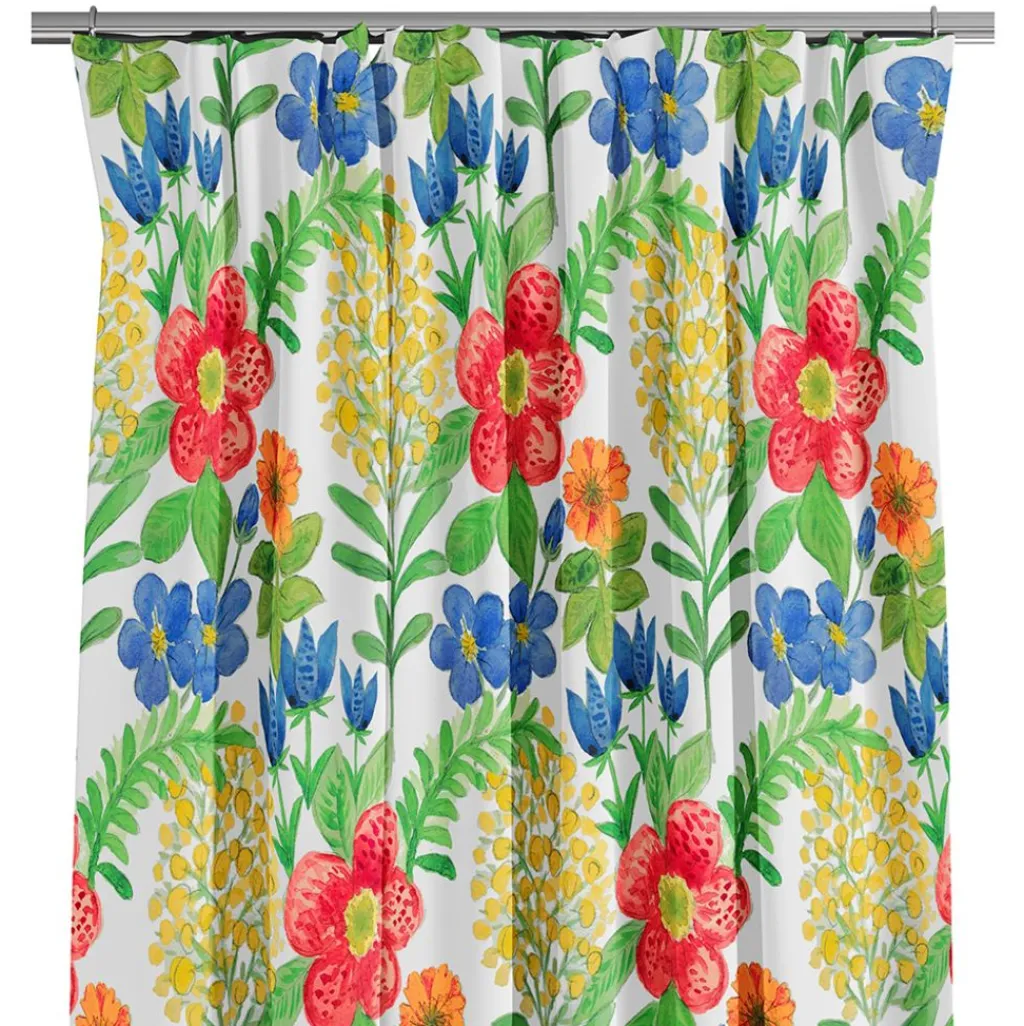 Gardiner Mönstrade<Arvidssons textil Ängsdröm offwhite-multi gardiner