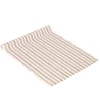 Bordslöpare<Fondaco Nina sand randig bordslöpare i bomull 35x120cm