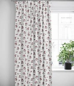 Gardiner Mönstrade|Julgardiner<Arvidssons textil Nisses luva vit julgardiner