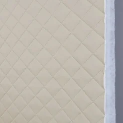 Mönstrade Fuskskinn< Niva XL ljusbeige fuskskinn