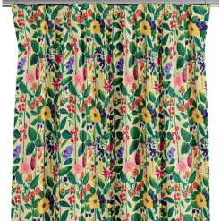 Gardiner Mönstrade<Nordisk Textil Nordisk Flora gardiner