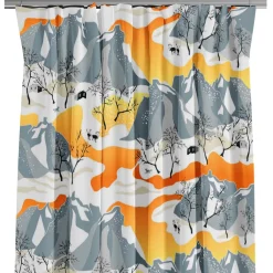 Gardiner Mönstrade<Arvidssons textil Norrland orange gardiner