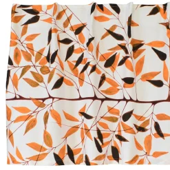 Gardinkappor Mönstrade|Rea Gardiner<Arvidssons textil När staren kom orange gardinkappa metervara