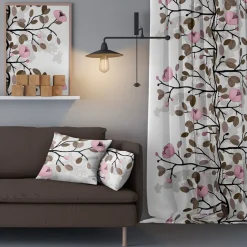 Gardiner Mönstrade<Arvidssons textil Ofelia rosa gardiner