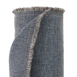 Enfärgade Möbeltyger<Nordisk Textil Omega Blå - Slitstarkt och vävt möbeltyg med melerad struktur
