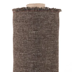 Enfärgade Möbeltyger<Nordisk Textil Omega Brun - Slitstarkt och vävt möbeltyg med melerad struktur