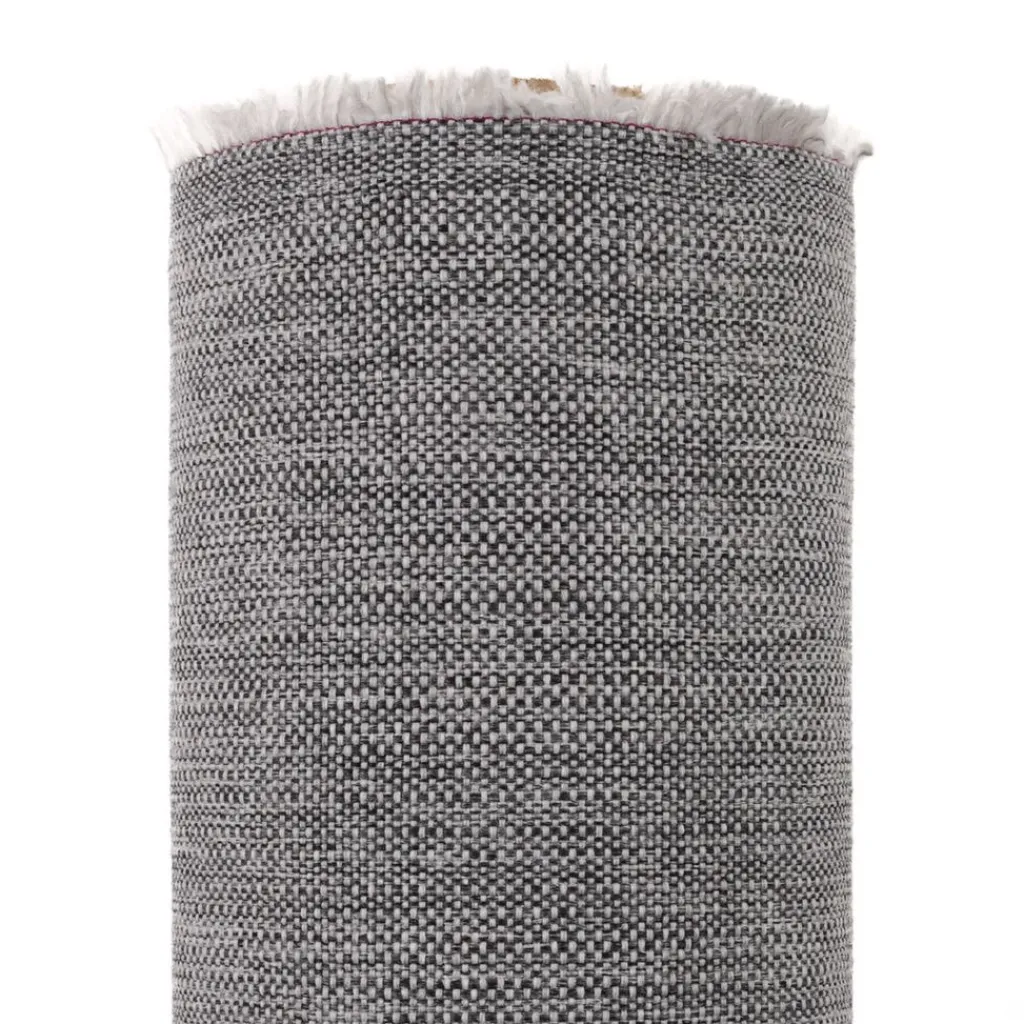 Enfärgade Möbeltyger<Nordisk Textil Omega Grå - Slitstarkt och vävt möbeltyg med melerad struktur