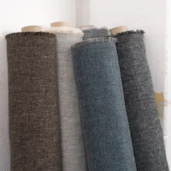 Enfärgade Möbeltyger<Nordisk Textil Omega Grå - Slitstarkt och vävt möbeltyg med melerad struktur