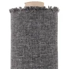 Enfärgade Möbeltyger<Nordisk Textil Omega Mörkgrå - Slitstarkt och vävt möbeltyg med melerad struktur