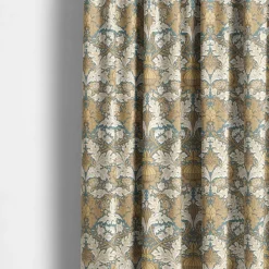 Arts & Crafts Tyger|Gardintyger Mönstrade< Opulence tyg -Slingrande blad, blommor och ornament