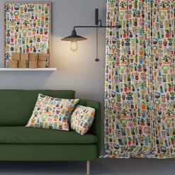 Gardintyger Mönstrade|Arvidssons Textil<Arvidssons textil Orangeriet offwhite tyg