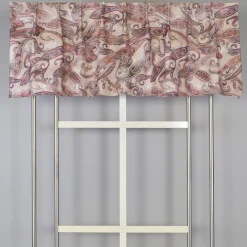 Gardinkappor Mönstrade|Rea Gardiner<Arvidssons textil Orient rosa gardinkappa metervara