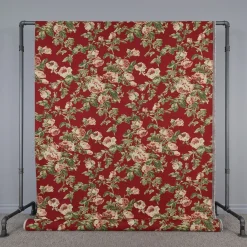 Blommiga Möbeltyger|Mönstrade Möbeltyger<Arvidssons textil Orlenas röd möbeltyg