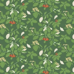 Juldukar|Bordsduk<Arvidssons textil Oxel grön bordsduk
