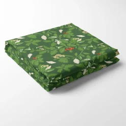 Juldukar|Bordsduk<Arvidssons textil Oxel grön bordsduk