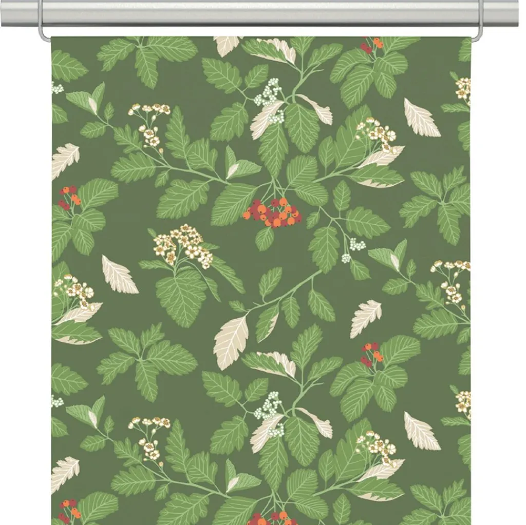 Panelgardiner<Arvidssons textil Oxel grön panelgardiner
