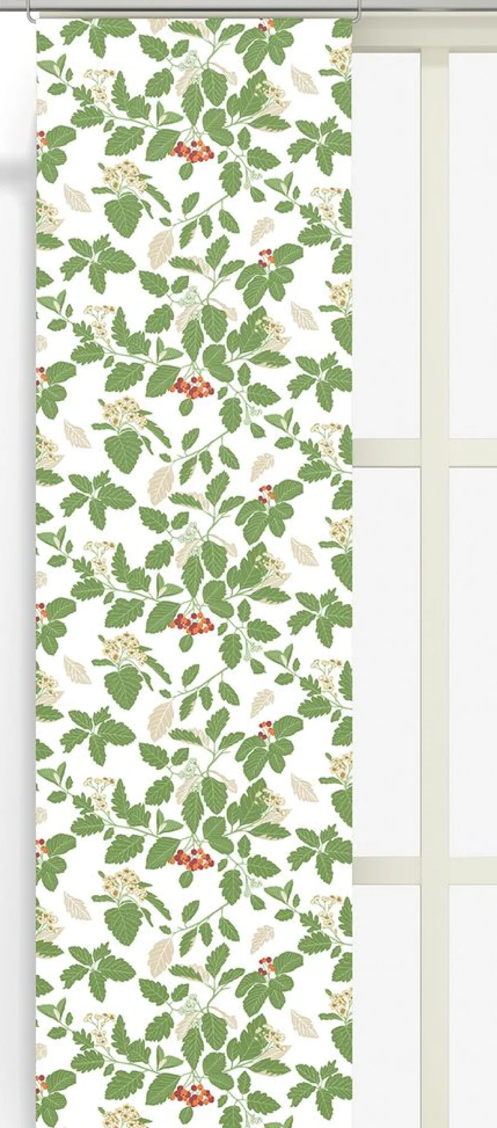 Panelgardiner<Arvidssons textil Oxel vit panelgardiner