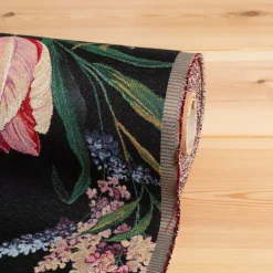 Blommiga Möbeltyger|Mönstrade Möbeltyger< Painted vintage bouquet möbeltyg