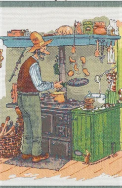 Kökshandduk<Ekelund Pannkakor kökshandduk 40X60 - s Linneväveri