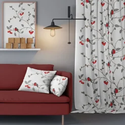 Arvidssons Textil|Jultyger<Arvidssons textil Paradisäpplen vit