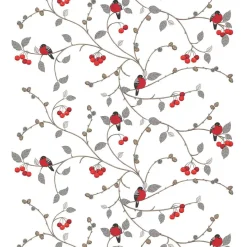 Arvidssons Textil|Jultyger<Arvidssons textil Paradisäpplen vit