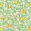 Arts & Crafts Tyger|Gardintyger Mönstrade<Nordisk Textil Paradisträd tyg - Frodiga grenar, frukt och fåglar