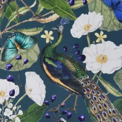 Gardintyger Mönstrade< Peacock chique tyg