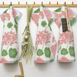 Kökshandduk<Ekelund Pelargonia kökshandduk 35X50 - s Linneväveri
