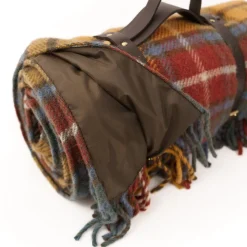 Picknickfiltar<Tweedmill textiles Picknickfilt för äventyret -Antique Buchanan/Brown, 145 x 183 cm